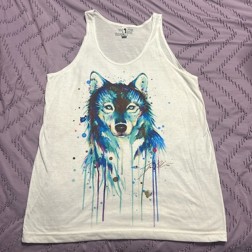 Electro Threads Wolf Tank